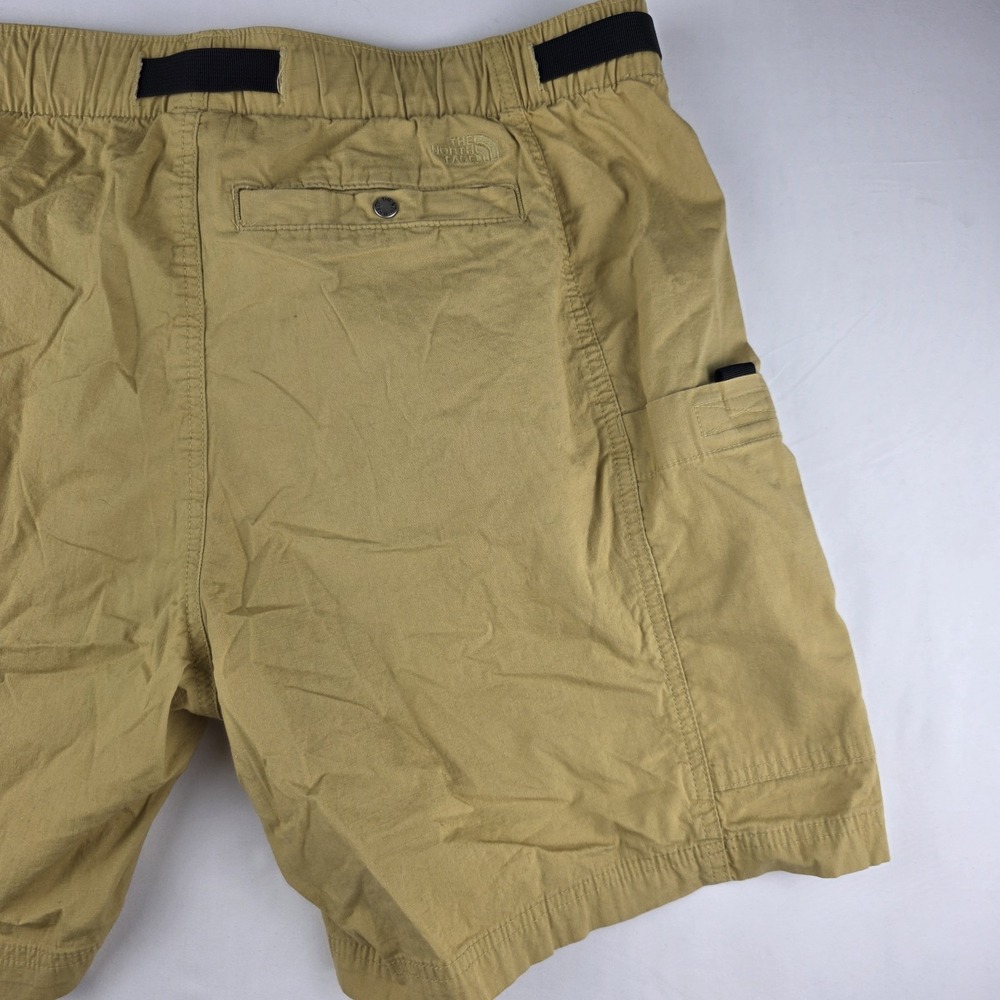 The North Face Tan Mens M  Ripstop cotton Belted Outdoor Hiking Cargo Shorts - Picture 11 of 13